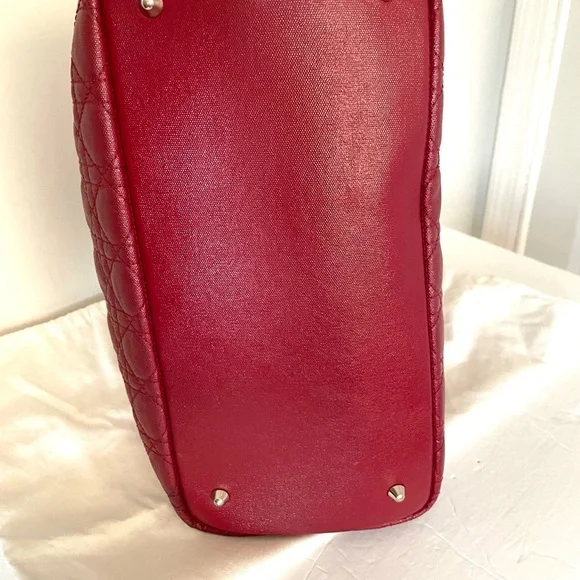Authentic Christian Dior PANAREA red handbag - Picture 6 of 16